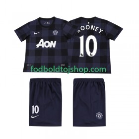 Manchester United Rooney 10 2013 2014 Retro Børn Udebane trøje S/S